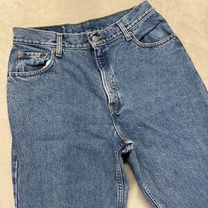 Vintage Levi's 550 Women 12 M Relaxed Fit Tapered Leg Medium Wash Blue Denim Y2K